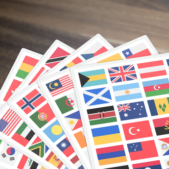 World Flags Stickers