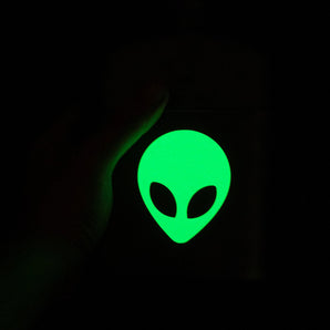 Alien Area 51 Glow in the Dark Decal