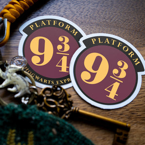 Platform 9 3/4 Hogwarts Express Sticker