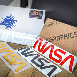 NASA Worm Logo Decal