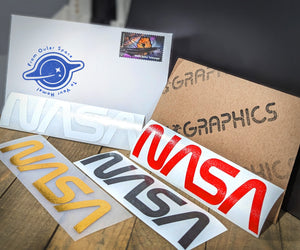 NASA Worm Logo Decal