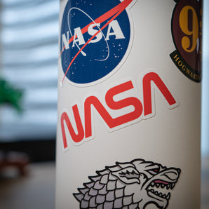 NASA Worm Logo Sticker