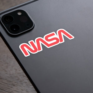 NASA Worm Logo Sticker