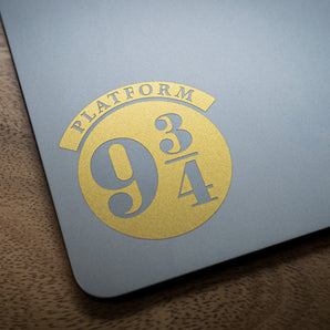 Platform 9 3/4 Hogwarts Express Decal