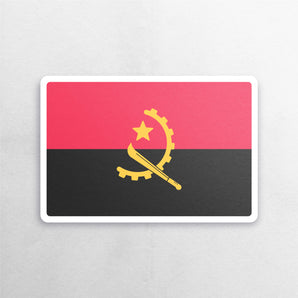 Angola Flag Sticker