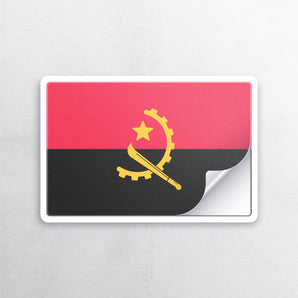 Angola Flag Sticker