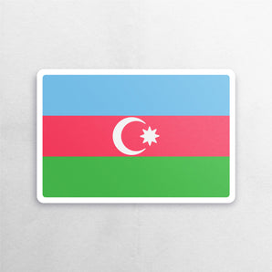 Azerbaijan Flag Sticker