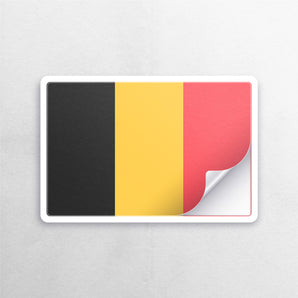 Belgium Flag Sticker