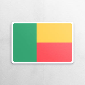 Benin Flag Sticker