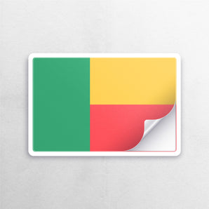 Benin Flag Sticker