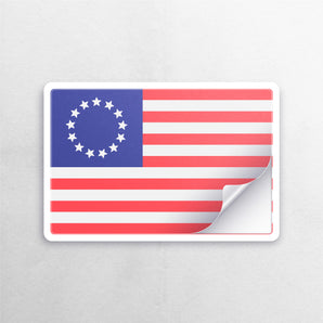 United States (Betsy Ross Design) Flag Sticker