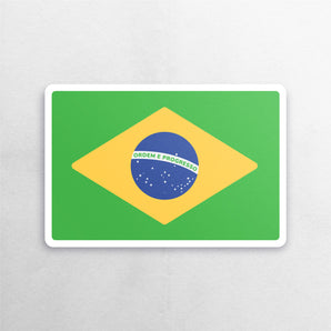 Brazil Flag Sticker