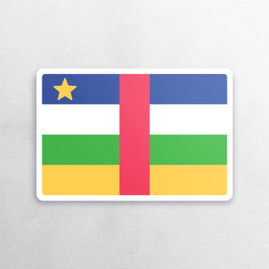 Central African Republic Flag Sticker