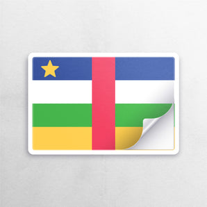 Central African Republic Flag Sticker