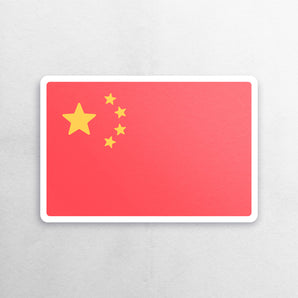 China Flag Sticker