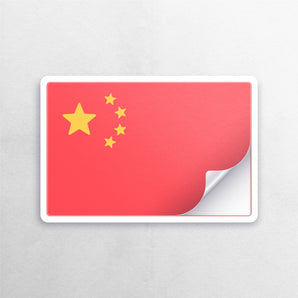 China Flag Sticker