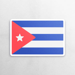 Cuba Flag Sticker