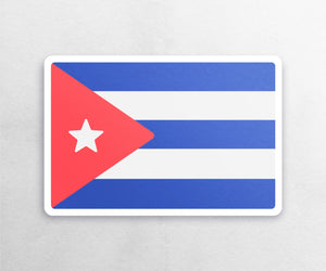 Cuba Flag Sticker