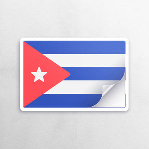 Cuba Flag Sticker