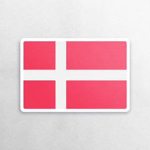 Denmark Flag Sticker