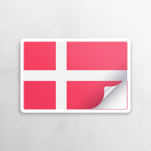 Denmark Flag Sticker