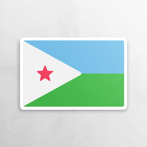 Djibouti Flag Sticker