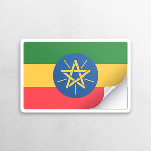 Ethiopia Flag Sticker