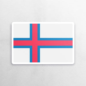 Faroe Islands Flag Sticker