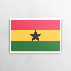 Ghana Flag Sticker