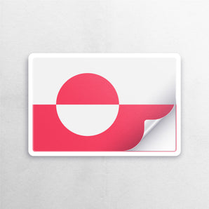 Greenland Flag Sticker