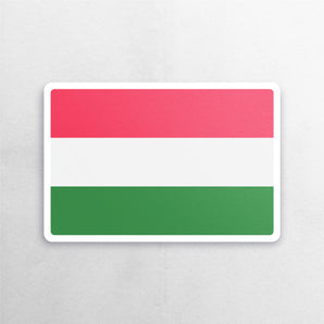 Hungary Flag Sticker