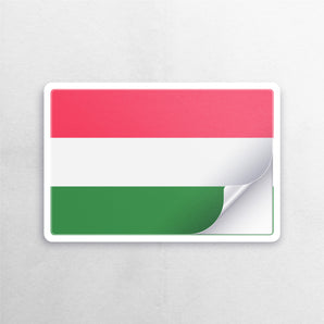 Hungary Flag Sticker