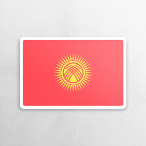 Kyrgyzstan Flag Sticker