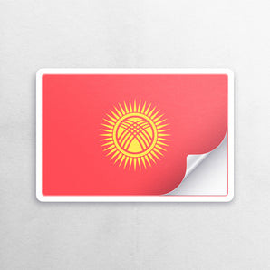 Kyrgyzstan Flag Sticker