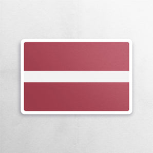 Latvia Flag Sticker