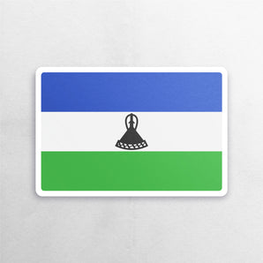 Lesotho Flag Sticker