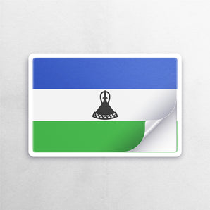 Lesotho Flag Sticker