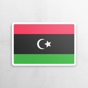 Libya Flag Sticker