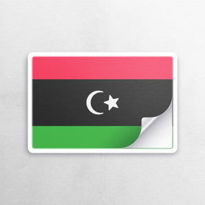 Libya Flag Sticker