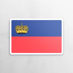 Liechtenstein Flag Sticker