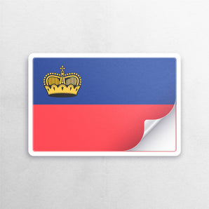 Liechtenstein Flag Sticker