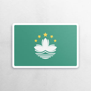 Macau Flag Sticker