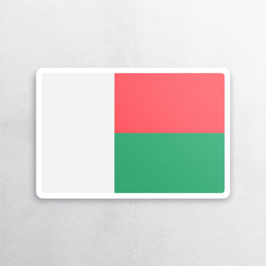 Madagascar Flag Sticker