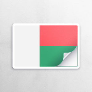 Madagascar Flag Sticker