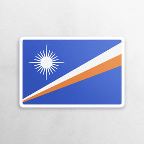 Marshall Islands Flag Sticker