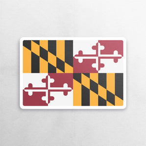 Maryland State Flag Sticker