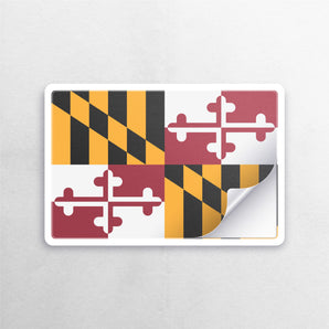 Maryland State Flag Sticker