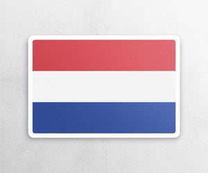 Netherlands Flag Sticker