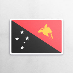 Papua New Guinea Flag Sticker