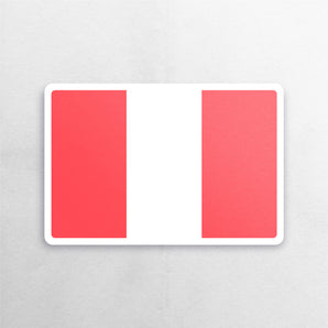 Peru Flag Sticker